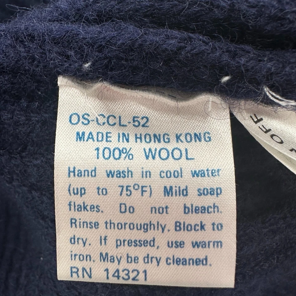 VTG 70s Pringle of Scotland 100% Wool Shawl Collar Double Breasted Cardigan 46 - Image 4 of 4