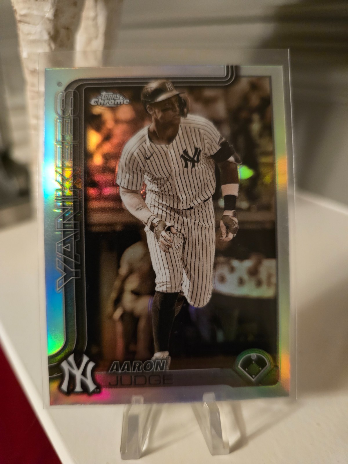 2025 Topps Chrome - Aaron Judge #99 Sepia Refractor