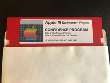 Apple / Confidence Program Diskette / Apple III Home Computers