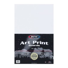 New In Package BCW 11x17 Art Print Backing Boards