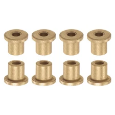 8pcs Flange Bearing Sleeve 4mm x 8mm x 10mm Bronze Self Lubricating Bushings