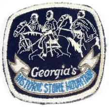 Vintage Georgia's Historic Stone Mountain Patch ~  Pre-owned