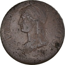 [#973528] Coin, France, Dupré, 5 Centimes, 1798, Strasbourg, An 6/5, EF(40-45),