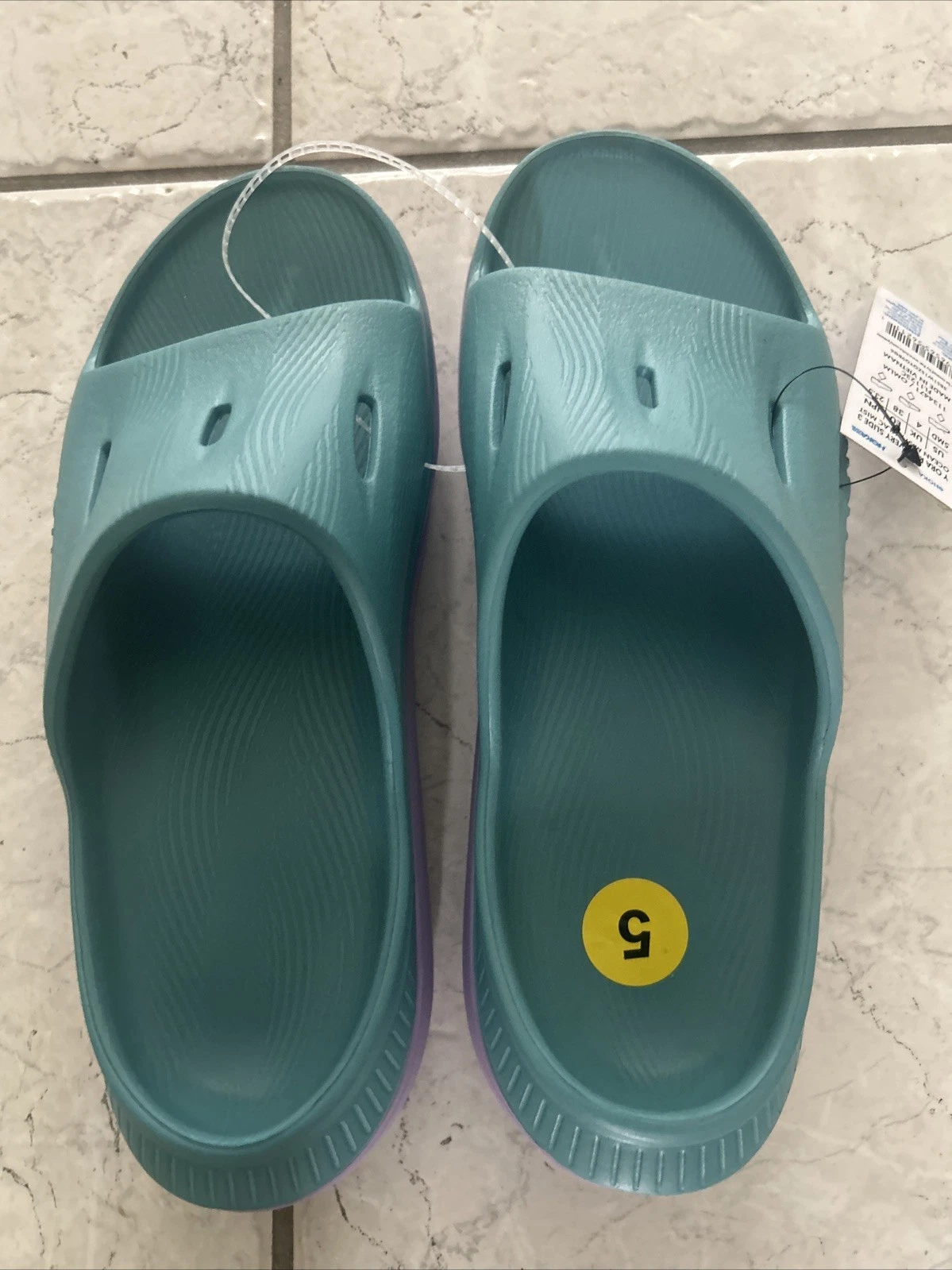 HOKA ONE ONE Sandali HOKA Ora Recovery Slide 3 blu oceano viola taglia 5 *NUOVI
