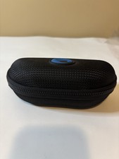 Costa Del Mar Sunglasses Zippered Black Clamshell Case Sunglass Glasses