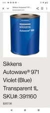 SIKKINS 971 TONER.  VIOLET BLUE TRANSPARENT 391160