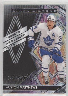 2020-21 Upper Deck Black Diamond 144/349 Auston Matthews #BDB-AM 0w0l