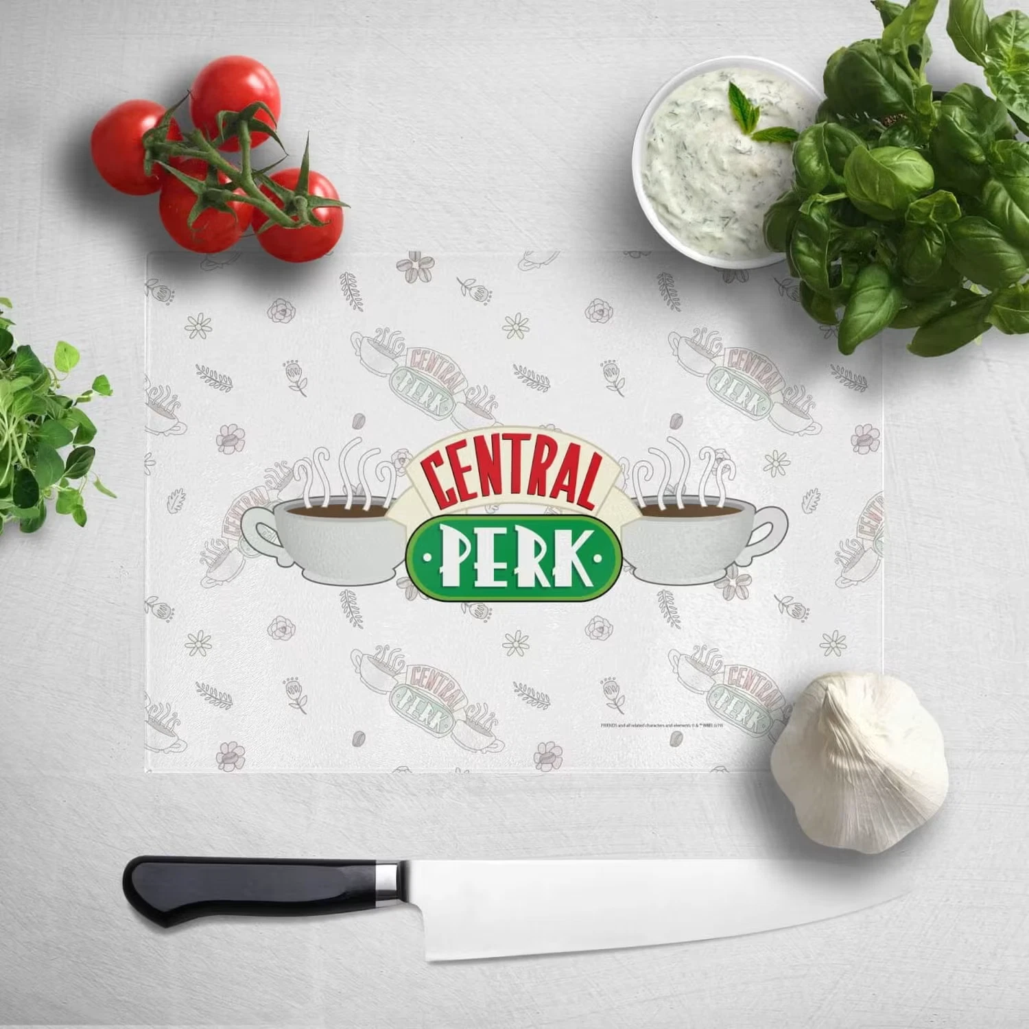 Friends Central Perk Chopping Board - IWOOT