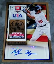 2015 Contenders Pirates Ke'Bryan Hayes Rookie 18U USA Blue Foil SSP /50 Auto ⚾️⚓