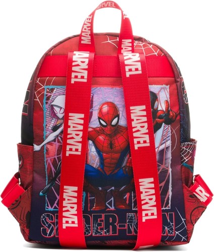 Marvel Spiderman 13" Deluxe Nylon Daypack Featuring Miles Morales and Gwen Stacy - 第 9/9 張圖片