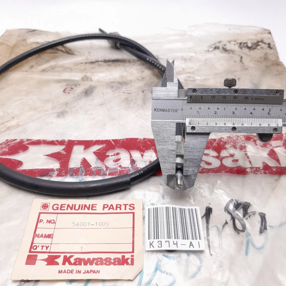 Kawasaki KH100 G2 Speedometer Cable P/N 54001-1009 - Imagem 2 de 4