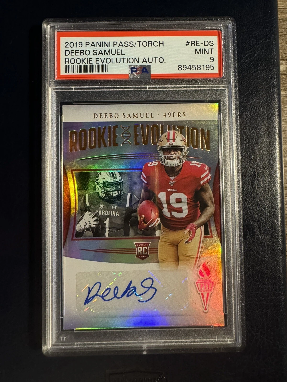 Deebo Samuel Panini Passing the Torch Rookie Evolution Autographs #REDS Base