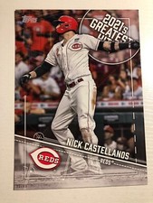 2022 Topps Greatest Hits Jumbo 5x7 /49 Nick Castellanos Reds 21GH-3