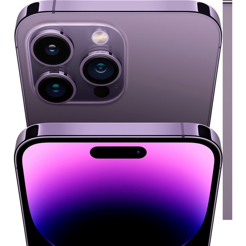 Apple iPhone 14 Pro 128GB GSM / CDMA Unlocked Smartphone - Deep Purple - Used - Afbeelding 4 van 4