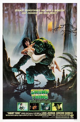 Swamp Thing (1982)_0 Poster Leinwand Film Film Druck A0 A1 A2 A3 A4 A5 A6 Kunst Wand