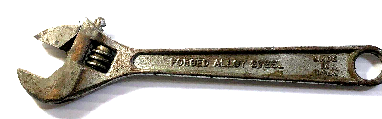 Vintage Wizard Adjustable Wrench HR 2402 8" Alloy Steel USA eBay