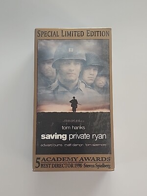 Saving Private Ryan double VHS limited edition, brand new sealed