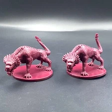2PCS Rage Drake Miniatures Dungeons and Dragons Wrath Of Ashardalon Board Game
