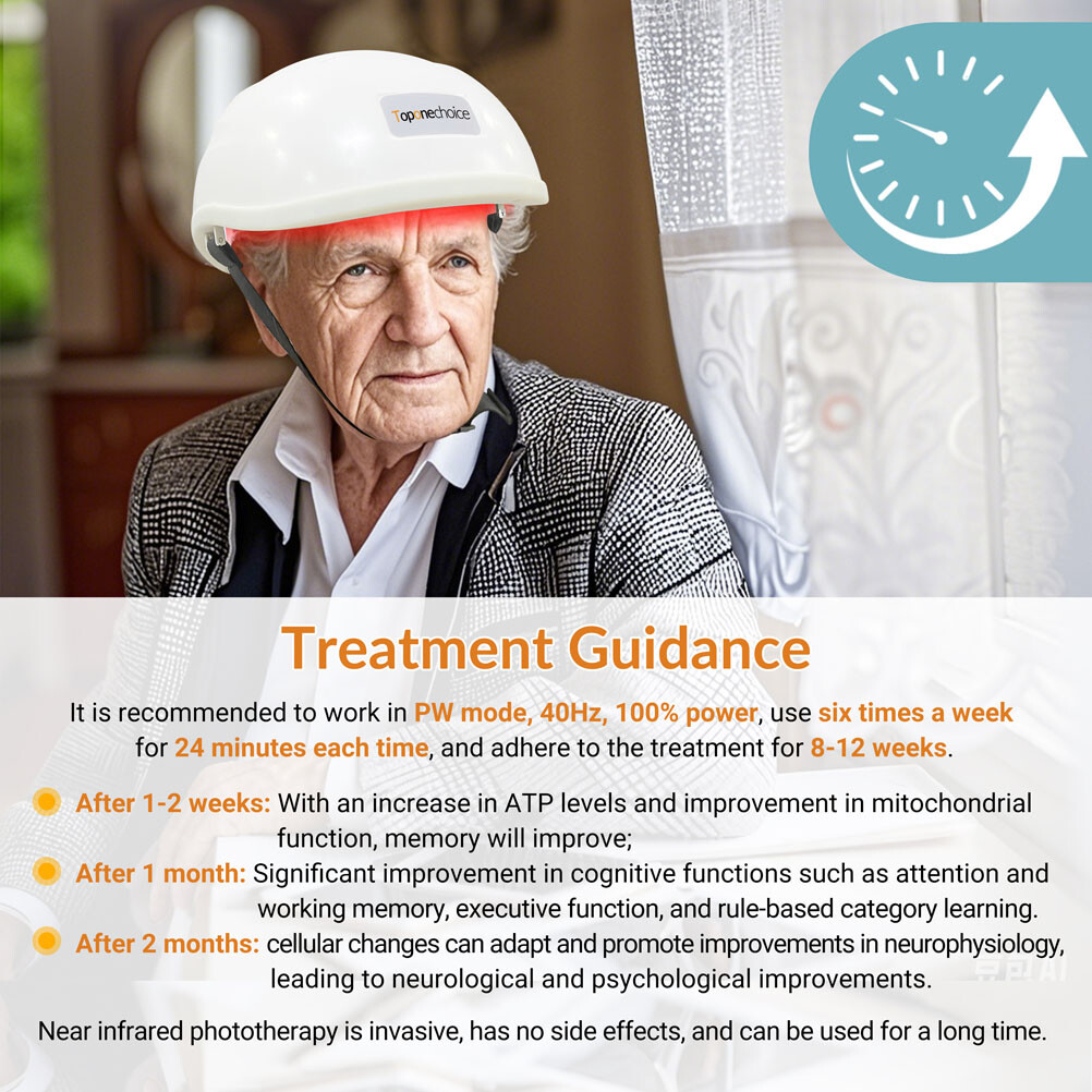 Parkinson’s Wellness Device Red Light Therapy Helmet To Better Brain Health