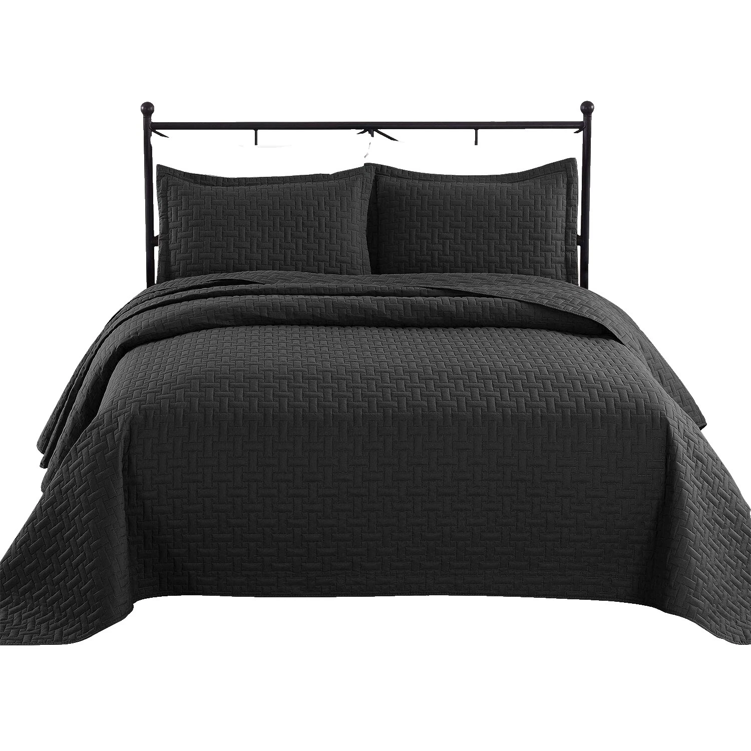 Cubrecamas geométrica de Microfibra