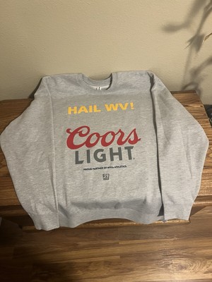 West Virginia Coors Light Football 2024 Sweatshirt Size Large