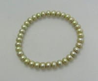 Honora Freshwater 7-7.5mm Pearl Stretch Beaded Bracelet Light Green 7.5 Honora Freshwater 7-7.5mm Pearl Stretch Beaded Bracelet Light Green 7.5