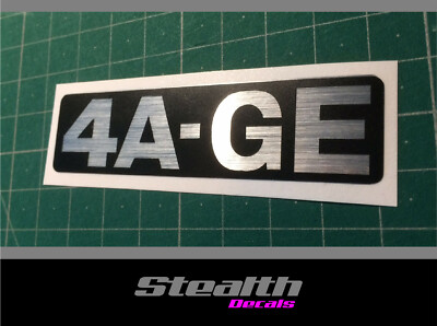 Calcomanía Premium Para Cubierta De Correa AE86 4A-GE – Pegatina “4EDADES” Estilo Retro