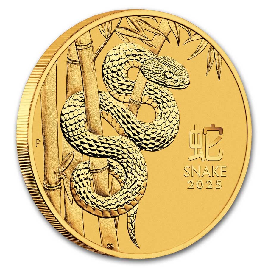 2025 Australia 1/4 oz Gold Lunar Snake BU (Series III) | eBay
