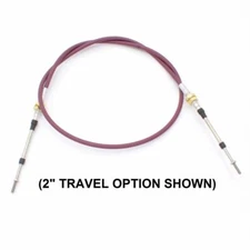 3 Series Push-Pull Cable, Combination Hubs, 10-32 Rods, (choose travel option)