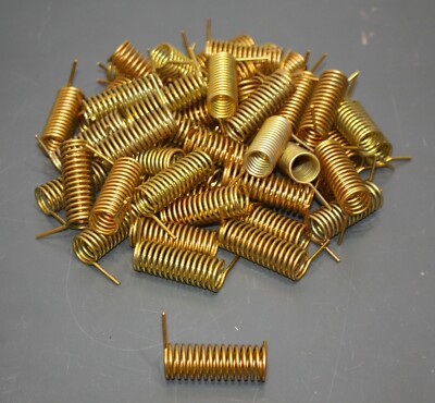 (50) Torsion Spring, 90°, 0.625'' OD, 0.475'' ID, 1.75'' Length, 5/8'' Leg, 15.75