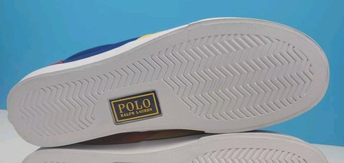 Polo Ralph Lauren Men's Size 14 Keaton Canvas Colorblock Low Top Sneakers Shoes - Picture 7 of 10