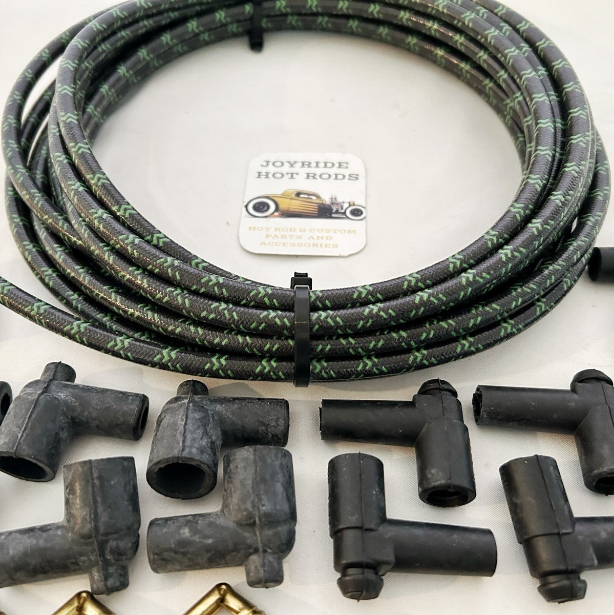 Tekin RSPro ESC HotWireセット　レア商品 Vintage Cloth Covered Spark Plug Wire Kit for ELECTRONIC IGNITION
