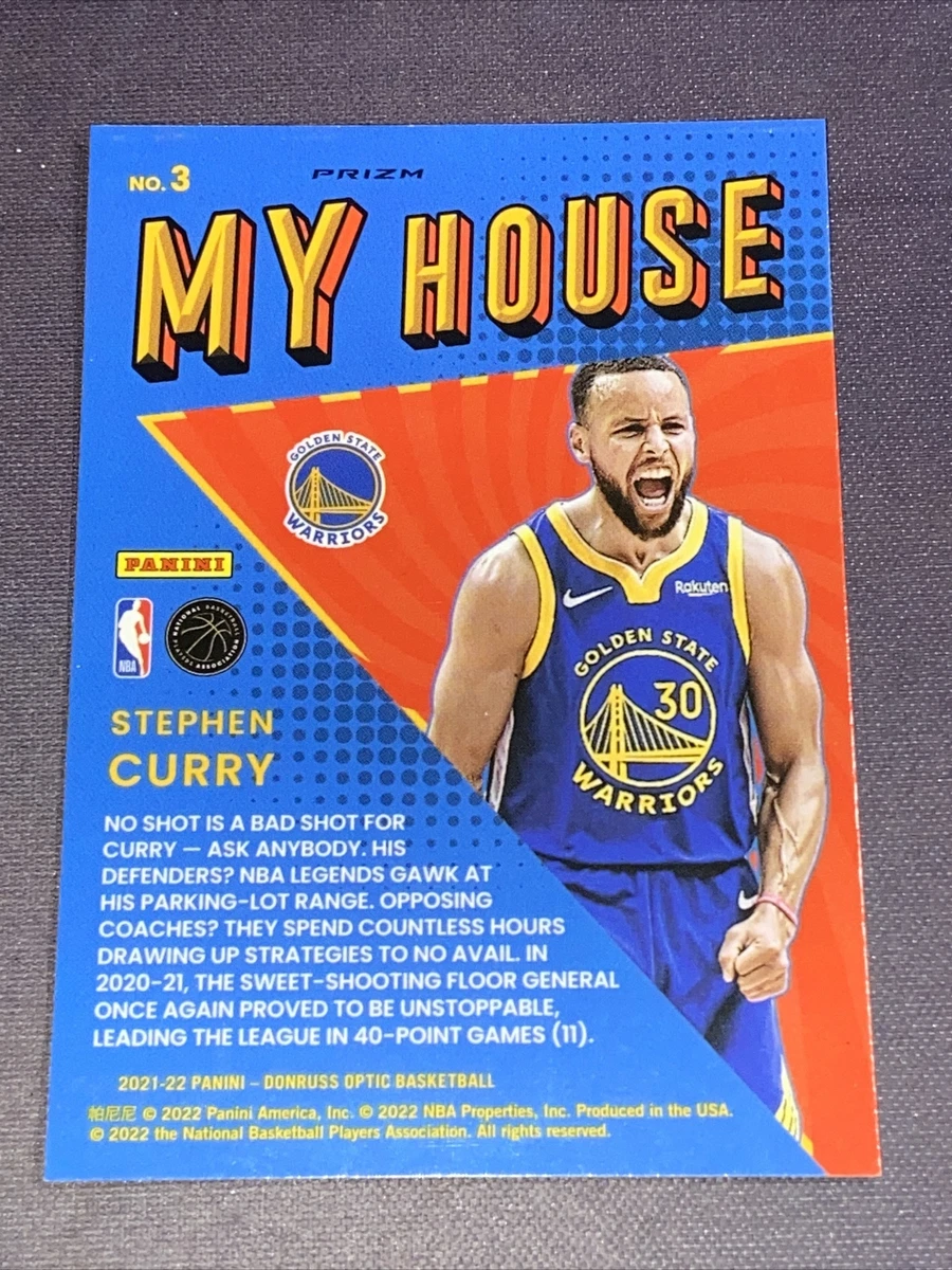 Shop Stephen Curry 21-22 NBA Donruss Optic My House NFT Digital