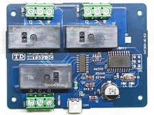 USB bus powered, Relay controller, 3 contacts Form C, 10A 250V