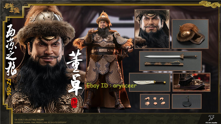 Presell FZ Art Studio FZ-016 Three Kingdoms Dong Zhuo 1/6 Action