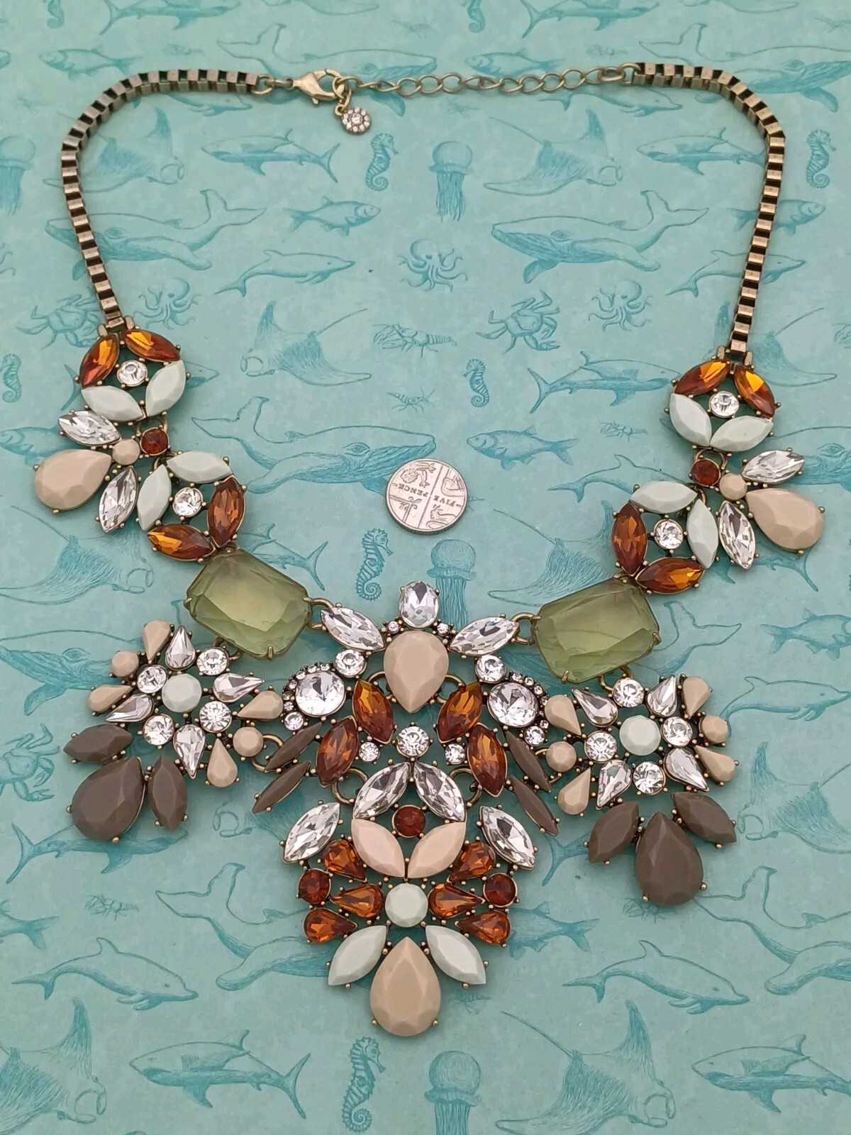 Stunning Statement Glamorous Bold Multicoloured G… - image 6