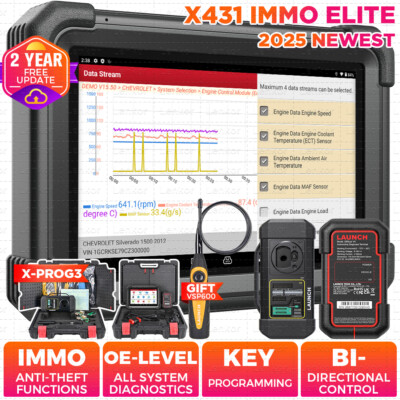 Launch X431 IMMO Elite PRO 5 Key Programming Tool Full System Diagnostic Scanner