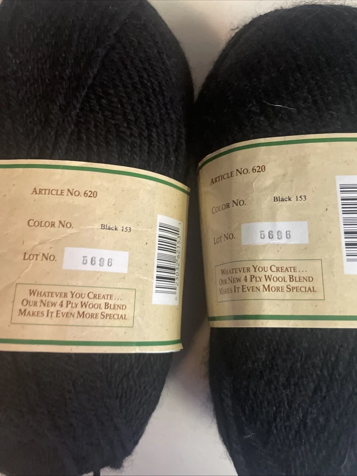 (2 Pack) Brand Yarn Wool-Ease Yarn, Black 153 - Image 3 of 3