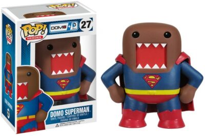  Funko POP! HEROES DOMO SUPERMAN VINYL ACTION FIGURE No. 27  DAMAGED BOX