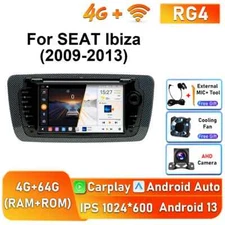 Android Car Radio For Seat Ibiza 2009-2013 CarPlay Multimedia GPS Player Screen