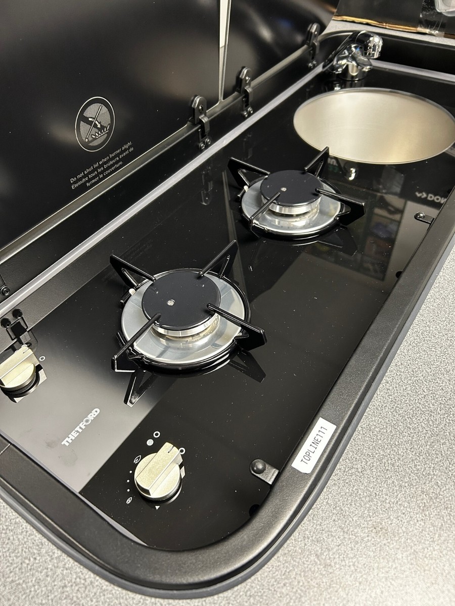 Campervan Double Hob Sink, Thetford Topline 111, Truma Installation Kit  20L