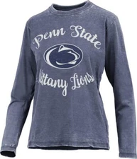 Women's Penn State University Long Sleeve Tee Vintage LS TShirt