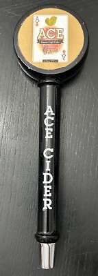 Rare ACE Guava Craft Cider Black Wood Ace Card Tap Handle