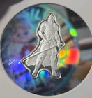 Samurai Soldier - 5 Gram .999 Fine Pure Silver Bullion Fractional Art Bar