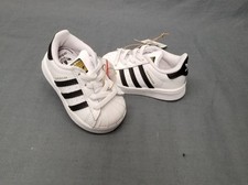 Adidas Originals Superstar I Toddlers Sneakers White Black Size 4K NEW NO BOX