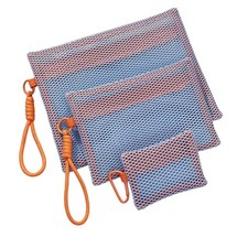 3-Pack Travel Cable Organizer Pouch, Polyester Multi-Size Zipper Bags for Cha...