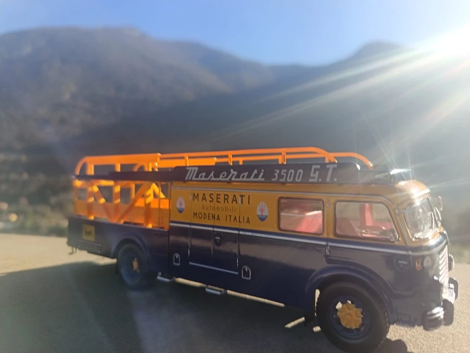 BISARCA Camion Epoca FIAT 642RN2 TRUCK BARTOLETTI F1 MASERATI CAR  Die Cast 1/43 - Immagine 3 di 4