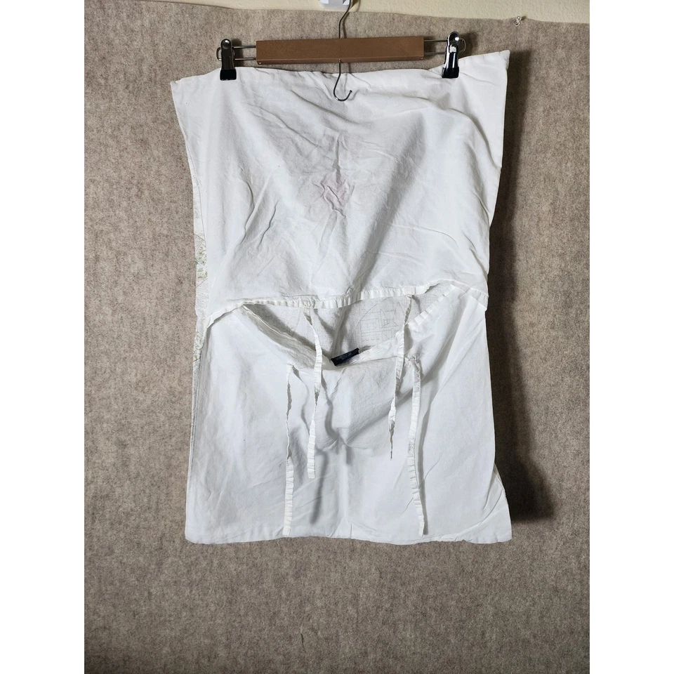 Fronhas de travesseiro CYNTHIA ROWLEY branco bordado colorido pássaro PADRÃO - Conjunto de 2 - Imagem 2 de 4