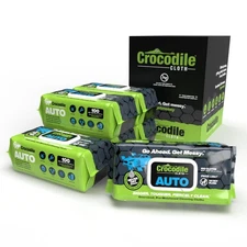 Crocodile Cloth Heavy Duty Cleaning Wipes Pack Of 6 For Mechanics And Detailing