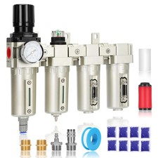 3/4" NPT Industrial Air Dryer for Compressor,4 Stage Air Compressor Water Sep...